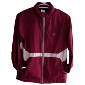Reebok Reflective Zip Up Running Jacket Size S